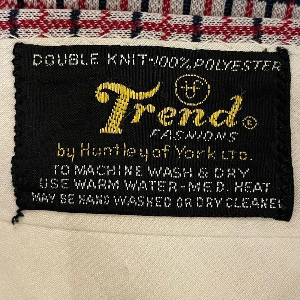 Trend Fashions Red and Blue Plaid vintage shorts size 32 - Picture 4 of 4